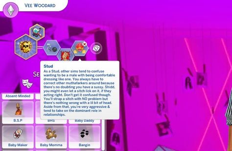 Sims 4 Mods Urban Traits, Sims 4 Social Interactions, Urban Social Interaction Sims 4, Urban Mods For Sims 4, Urban Sims 4 Traits, Sims 4 Cc Traits Urban, Stud Cc Sims 4, Muvasimmer Traits, Sims 4 Toxic Trait