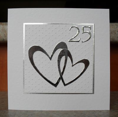 Silver Wedding Cards, Diy Anniversary Gifts For Him, 50th Anniversary Cards, Cards Anniversary, Anniversary Cards Handmade, One Year Anniversary Gifts, Birthday Card Craft, Diy Anniversary, Happy Anniversary Cards