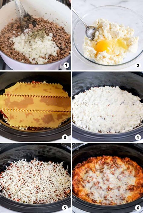 Crockpot Cheese Lasagna, Crockpot Lasagna With Cottage Cheese Slow Cooker, Crock Pot Lasagna With Ravioli, Crockpot Lasagna With Ricotta Easy, Crock Pot Lasagna Easy, Lasagne Crockpot, Lasagna In Crockpot, Crockpot Lazy Lasagna, Lazy Lasagna Crockpot