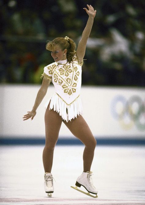 USA Tonya Harding, 1992 Winter Olympics Jean Claude Killy, Katharina Witt, Olympic Ice Skating, Ice Skating Costumes, Tonya Harding, Figure Skating Outfits, Ice Skating Outfit, Skating Costumes, Figure Skating Costumes