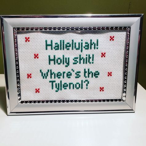 Christmas Vacation Cross Stitch Patterns, Christmas Vacation Cross Stitch, National Lampoon Christmas Vacation, National Lampoon Christmas, Embroidery Things, Christmas Vacation Quotes, National Lampoon, National Lampoons Christmas, National Lampoons Christmas Vacation