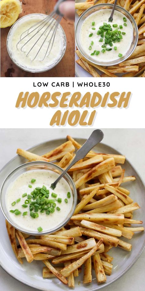 Aioli For Sandwiches, Horseradish Uses, Horseradish Aioli Sauce Recipe, Aioli Recipe For Burgers, Burger Aioli, Horseradish Aioli Recipe, Aioli Recipes, Aioli Sauce Recipe, Mayonnaise Recipes