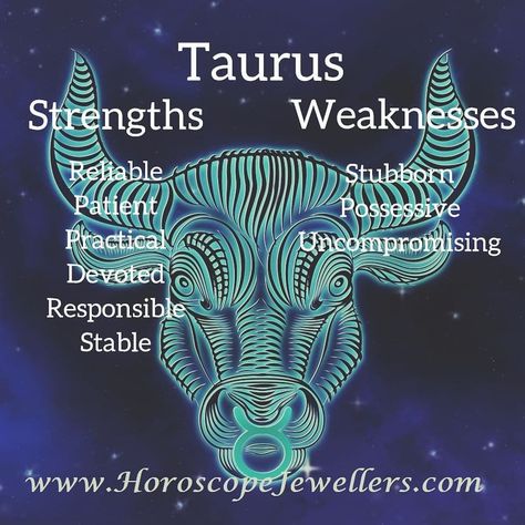 Taurus♉️ Strengths/Weaknesses  Follow for more daily content!  Check out our store, link in bio @horoscopejewellers Taurus Strengths And Weaknesses, Taurus Weakness, Taurus Facts, Astrology