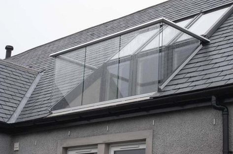 Loft Conversion Balcony, Roof Balcony, Loft Conversion Bedroom, Dormer Loft Conversion, Dormer Roof, Loft Conversion Ideas, Loft Extension, Juliet Balcony, Glass Balcony