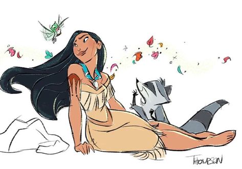 Steve Thompson Disney, Steve Thompson, Paris Disneyland, 디즈니 캐릭터, Disney Artists, Disneyland Pictures, Prințese Disney, Disney Pocahontas, Disney Nerd