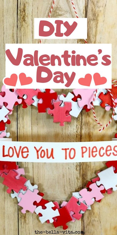 These 20 DIY Valentines day gifts are perfect for you to make for that someone special! Treat your loved one with these gifts! Valentine Craft Ideas, Diy Valentines Day Gifts, Valentines Socks, Diy Sharpie Mug, Valentine Wreath Diy, Diy Valentines Day, Valentine Bouquet, Valentine Craft, Love You To Pieces