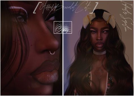 Septum Nose Piercing, Nose Cuff, Sims 4 Patreon, Septum Hoop, Septum Nose, Sims Games, Sims Four, Sims 4 Collections, Sims 4 Build