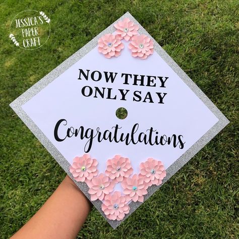 Post Malone Graduation Caps, Disney Senior Quotes, Grad Cap Topper, Graduation Cap Ideas, High School Graduation Cap, Say Congratulations, Grad Caps, Cap Ideas, Graduation Caps