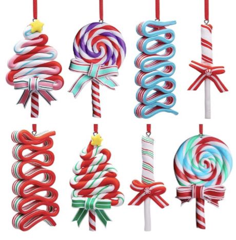 #ad About this item What you get:You will get 8 pieces different style Christmas lollipop ornaments,you can combine these different ornaments together,quantity and style meet your daily decoration needs. Christmas Lollipop Decorations, Xmas Clay, Lollipop Ornaments, Lollipop Decorations, Rainbow Lollipops, Cupcake Ornament, Christmas Lollipops, Candy Ornaments, Polymer Clay Ornaments