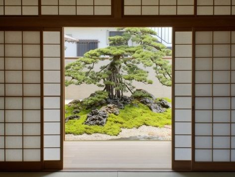 Traditional Courtyard, Japanese Style Garden, Garden Organization, Zen Garden Design, Small Courtyard Gardens, Japanese Zen Garden, Hardscape Design, Japanese Garden Design, Rock Gardens