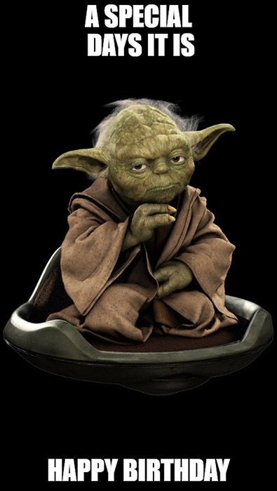 28 Awesome Star Wars Happy Birthday Meme Yoda Happy Birthday, Star Wars Happy Birthday, Funny Happy Birthday Meme, Funny Birthday Meme, Funny Happy Birthday Wishes, Happy Birthday Quotes Funny, Birthday Wishes Funny, Birthday Star, Happy Birthday Meme