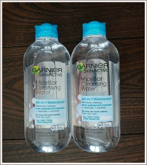 This makeup cleansing water is perfect for gently cleansing your skin while leaving it feeling refreshed and soft. Garnier Skinactive, Garnier Skin Active, Micellar Cleansing Water, Cleansing Water, Skin Care Cleanser, Water Cleanse, Waterproof Makeup, Waterproof Mascara, Cleanser And Toner