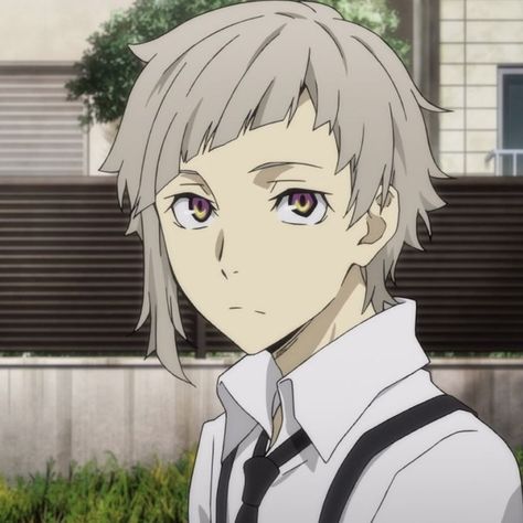 ☁Atsushi icons #bsd☁ Atsushi Nakajima, Bungou Stray Dogs, Anime Character, Building, Dogs, Hair, Anime, Blue, White