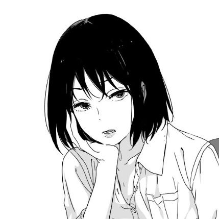 흑백 그림, Gothic Anime, Anime Monochrome, Girl Short Hair, Anime Profile, Cute Anime Wallpaper, Anime Best Friends, Digital Art Girl, Animes Yandere