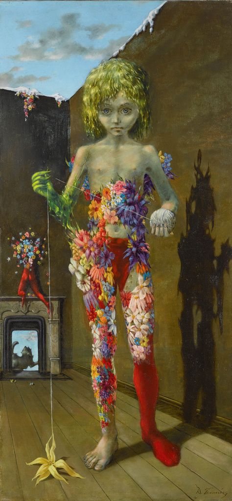 Dorothea Tanning at Tate Modern, the artist who still created work aged 100 | Creative Boom Dorothea Tanning, Magic Flower, Leonora Carrington, Flower Games, Peggy Guggenheim, Psy Art, Max Ernst, Traditional Paintings, Surreal Art