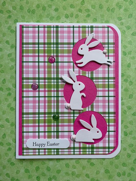 Bunny Cards Handmade, Easter Cards Diy, Cards Handmade Easy, Handmade Easter Cards, Quilling Easter, Easter 2024, Easter Cards Handmade, Easter Greeting, Stamp Ideas