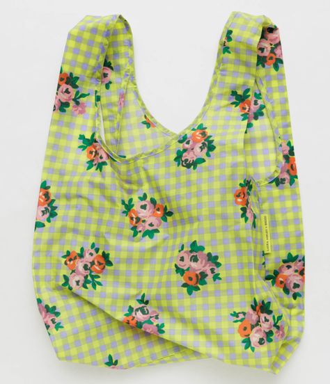 LAURA ASHLEY X BAGGU COLLABORATION | Laura Ashley Baggu Bags, Duck Bag, Red Buffalo Check, Plastic Grocery Bags, Sailor Stripes, Scrap Material, Grocery Bags, Fluffy Cat, Gingham Print