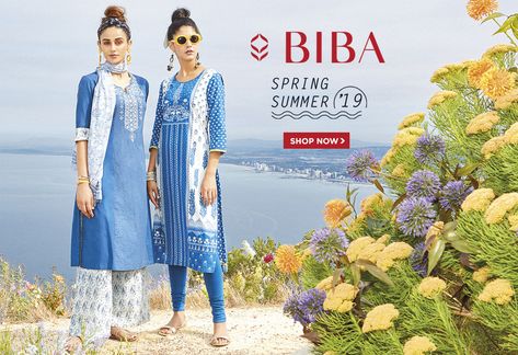 Explore our wide range of Mix and Match collection for women. We are standing on summer'19 and BIBA's SS'19 new arrival collection. Look Gorgeous With The Fresh New Spring Summer Collection By Biba. Pay COD. Shop Now! Easy To Return and Refund. Free Home Delivery. Biba Kurtis, Ethnic Indian Wear, New Fashion Clothes, Indian Ethnic Wear For Women, Match Collection, Ethnic Wear For Women, Kurtis For Women, Summer 19, New Dresses