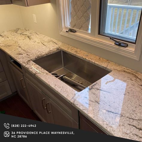 Looking for a durable and beautiful solution for your kitchen countertops? Our high-quality granite countertops in Asheville, North Carolina are the perfect choice. Our granite is heat and scratch-resistant, and available in a range of styles and colors to fit any design aesthetic. Contact us today for a free estimate and take the first step towards upgrading your kitchen with our stunning granite countertops. Kitchen With Granite, Kitchen With Granite Countertops, Granite Countertops Kitchen, Asheville North Carolina, Design Aesthetic, Asheville, Granite Countertops, Kitchen Countertops, North Carolina