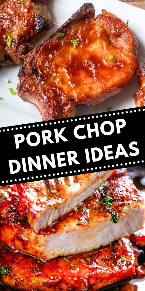 Pork Chop Dinner Ideas Pork Chop Easy Recipes, Pork Chop Dinner Recipes, Pork Chop Dinner Ideas, The Best Pork Chops, Best Pork Chops, Pork Chops Bone In, Easy Recipes For Dinner, Cooking Pork, Cooking Pork Chops