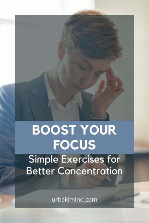 Improve your focus and increase your productivity with these easy exercises to boost your concentration skills. It's no secret that distractions are everywhere, and staying focused can be a challenge. But by using the right techniques, you can learn to concentrate better and achieve your goals more effectively. In this article, we will share some simple exercises to help you sharpen your concentration skills and stay on track, even in the most distracting environments. Connecting Words, Time Management Techniques, Staying Focused, Easy Exercises, Long Books, Daily Record, Simple Exercises, Mindfulness Exercises, Attention Span