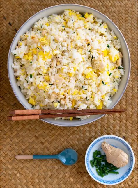 Ginger Fried Rice Recipe, Made With Lau, Healthy Fried Rice, Recipe Drawing, Authentic Chinese Recipes, Ginger Sauce, Stroganoff Recipe, James Beard, Ginger Recipes