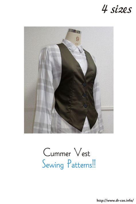 Vest Sewing Patterns, Womens Vest Pattern, Diy Vest Pattern, Remaking Clothes, Diy Vest, Women Closet, Vest Sewing, Waistcoat Pattern, Sew Clothing