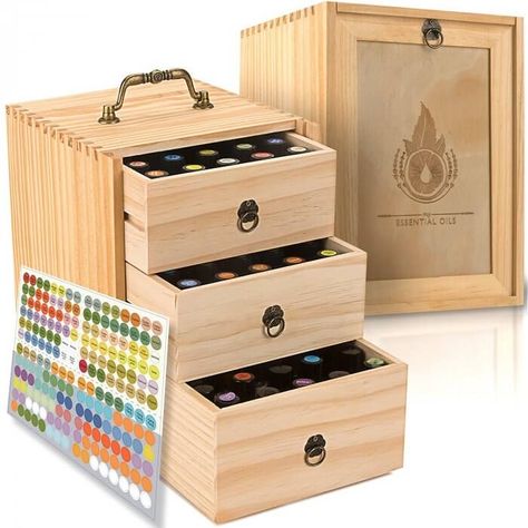 Essential Oil Deals & Finds {diffusers, cases, rollerballs, bottles, jars and more essential oil accessories} - ONE essential COMMUNITY Essential Oil Storage Box, Essential Oil Box, Essential Oil Case, Essential Oil Accessories, Essential Oil Storage, Essential Oils Gifts, Oil Storage, Glass Spray Bottle, Essential Oil Roller