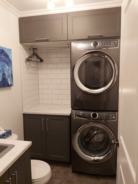 Organization Laundry Room, Organization Laundry, Laundy Room, Custom Laundry Room, Stacked Laundry Room, Laundry Room Ideas Small Space, Small Laundry Room Makeover, Pantry Laundry Room, Stylish Laundry Room