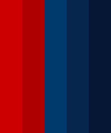 Bold Red Red Color Pallets, Blue Color Pallet, Pantone Red, Red Color Combinations, Hexadecimal Color, Blue Color Combinations, Color Palette Challenge, Red Color Schemes, Red Colour Palette