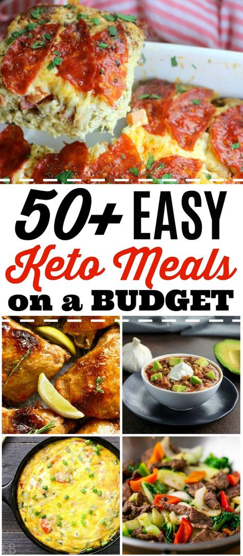 Cheap Low Carb, Keto Meals On A Budget, Keto Budget, Budget Keto, Ketosis Diet Recipes, Recipes Budget, Easy Keto Meals, Eat Beautiful, Gaps Recipes