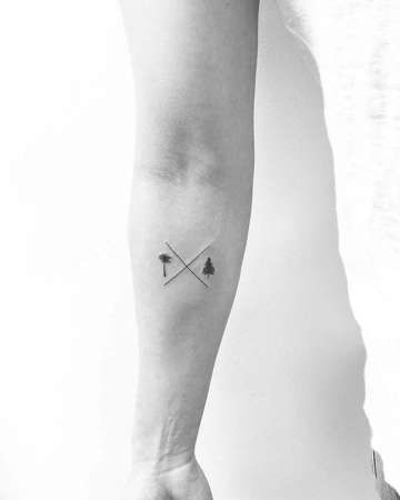 Proving that, along with golf (and tequila), more isn't always merrier. Jonboy Tattoo, Minimalist Tattoo Meaning, Typography Tattoo, Tattoo Equipment, Most Popular Tattoos, Small Tattoos For Guys, Subtle Tattoos, Tattoo Trends, Pattern Tattoo