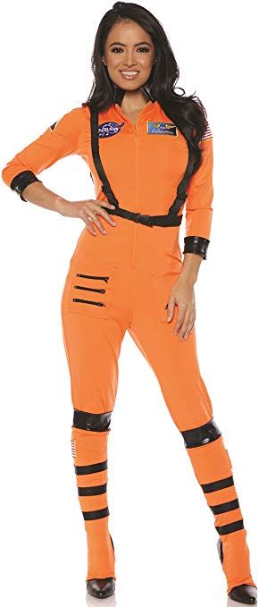 Amazon.com: Underwraps Women's Sexy Astronaut Costume-Lift Off, Orange, Small: Clothing Career Costumes, Female Astronaut, Astronaut Costume, Reach For The Stars, Lift Off, Reaching For The Stars, Women's Costumes, Cool Costumes, Adult Costumes