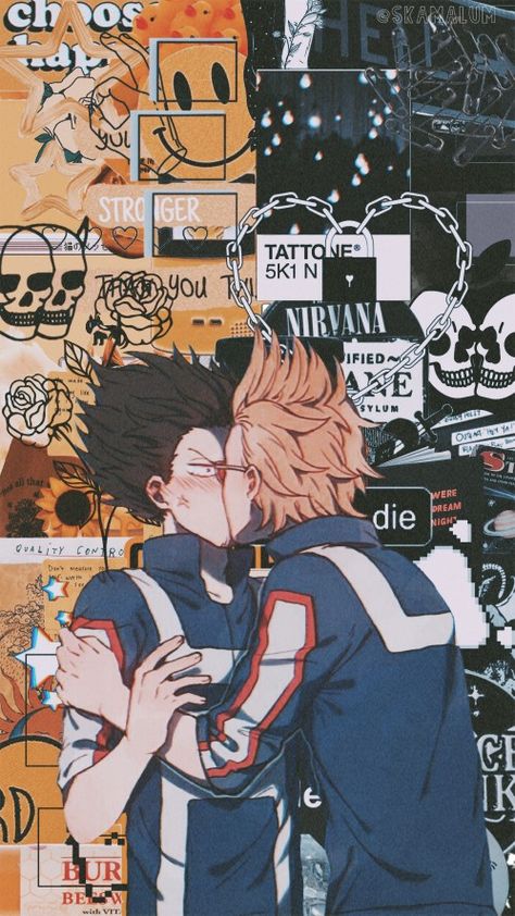 Todoroki Lockscreen, Kaminari X Jirou, Present Mic, A Place, Tumblr