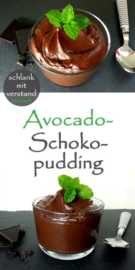 Dolce Poche Calorie, Zucchini Lasagne, Vegan Low Carb, Law Carb, Desayuno Keto, Avocado Dessert, Avocado Chocolate Pudding, Avocado Chocolate, Breakfast And Brunch