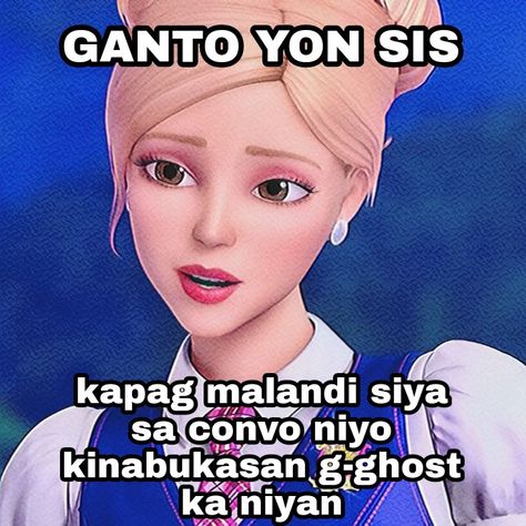 pinoy meme memes tagalog filipino jokes joke mood challenge Seen Message No Reply Meme, Bratz Meme Text Tagalog, Bratz Meme, Love Text To Boyfriend, Barbie Meme, Sarcasm Comebacks, Filipino Quotes, Barbie Jokes, Filo Memes