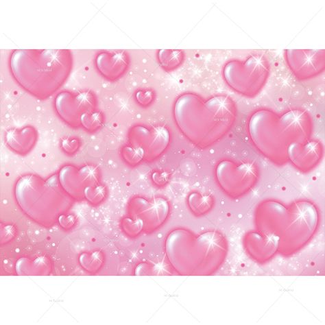 Pink Hearts Early 2000s Photography Backdrop Romantic Valentines Background Baby Shower Birthday 2000s Photography, 2000 Background, Valentines Background, Background Baby, Banner Decor, Valentine Background, Background Ideas, Romantic Valentine, Pink Hearts