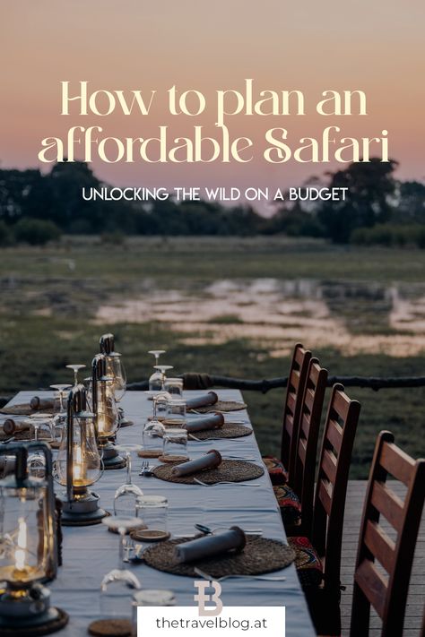 The word ‘safari’ often conjures up images of luxurious lodges and extravagant wildlife experiences. While these safaris do exist, embarking on a budget-friendly safari adventure doesn’t mean you have to compromise on the thrill of spotting Africa’s magnificent creatures or the epic landscapes. In fact, with careful planning and a few savvy strategies, you can embark on a wallet-friendly African safari. Here’s your guide on how to plan an affordable safari without breaking the bank! #safari South Africa Safari Lodge, Africa Safari Lodge, Lodges South Africa, African Safari Lodge, African Vacation, Travel Safari, South Africa Safari, Safari Vacation, The Great Migration