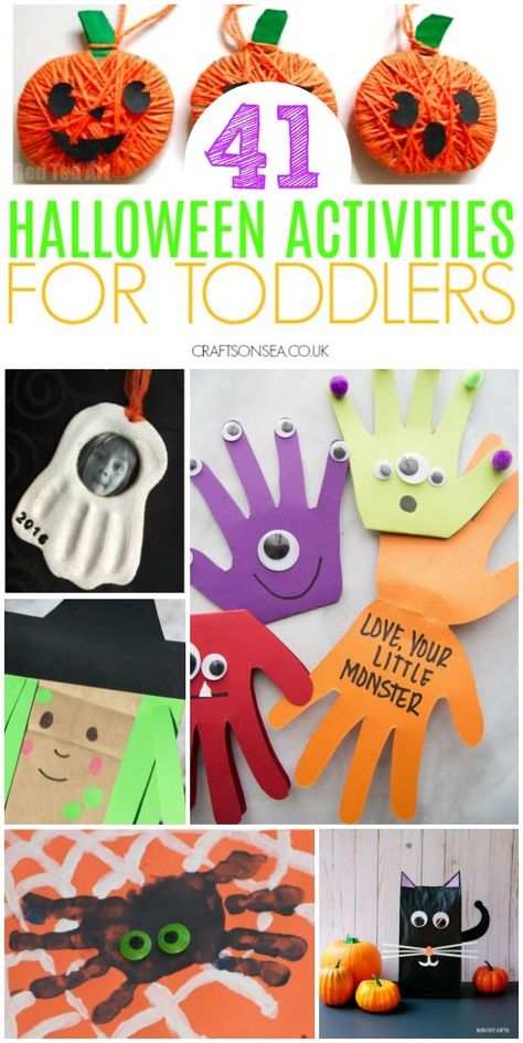 halloween activities for toddlers fun ideas for kids #halloween #halloweencrafts #toddler #toddleractivities #preschool Montessori Halloween, Easy Halloween Crafts For Toddlers, Toddlers Crafts, Infant Curriculum, Halloween Activities For Toddlers, Halloween Craft Activities, Spooky Halloween Crafts, Fun Halloween Activities, Halloween Infantil