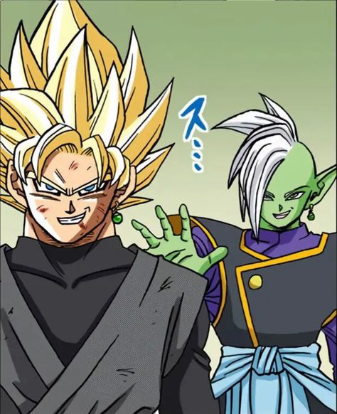 Black Goku And Zamasu, Goku And Zamasu, Goku Black Super Saiyan, Goku Black Ssj, New Scooby Doo, Black Goku, Goku Super, Goku Black, Dragon Ball Super Manga