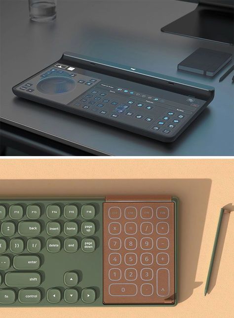 Keyboard Interior Design, Cool Keyboards, Typing Machine, Unique Keyboards, Diy Mechanical Keyboard, Keyboard Design, Ergonomic Keyboard, Keyboard With Touchpad, Computer Desk Setup