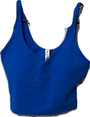 Lululemon Bright Poolside Blue Align Tank Cropped Top Size 8 NWT Blue Align Tank, Align Tank, Trendy Streetwear, Top Cropped, New New, Cropped Top, Cropped Tank Top, Crop Top, Street Wear