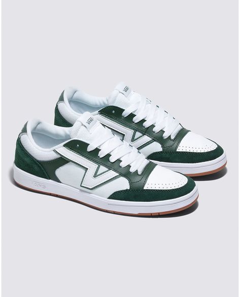 Vans Lowland Cc, Vans Lowland, Cc Shoes, Vans Store, White Shoe, Vans Logo, Green Sneakers, Pinterest Fashion, 80s Retro