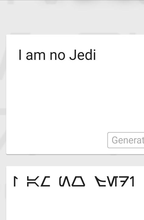 English to Galactic Basic I Am No Jedi Tattoo, Jedi Tattoo, I Am No Jedi, Tattoos, Tv, Quick Saves