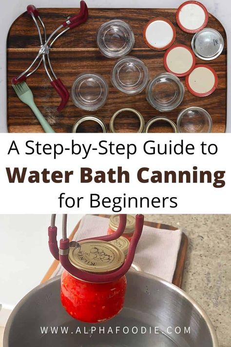 Tomatoes Jam, Water Bath Canning For Beginners, Water Bath Cooking, Canning For Beginners, Hot Water Bath Canning, Easy Jam Recipe, Bath Jellies, Cold Water Bath, Water Bath Canning Recipes