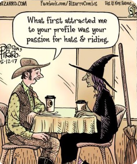 Bizarro Comic, Halloween Jokes, Halloween Memes, Online Comics, Humor Grafico, Halloween Cartoons, Holiday Humor, A Witch, Dating Humor