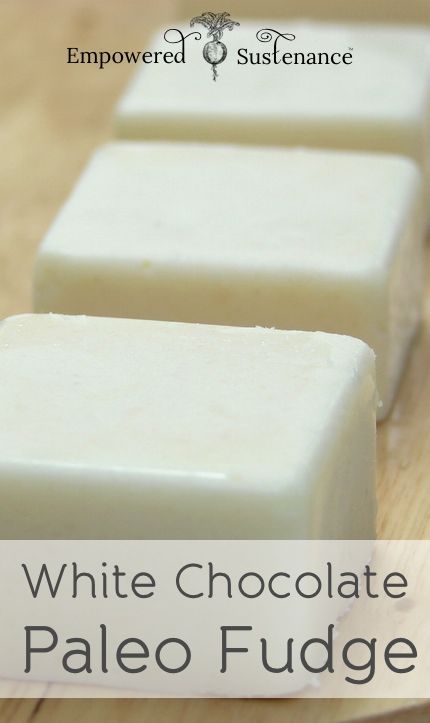 Paleo Coconut White Chocolate Fudge Fudge Keto, Paleo Fudge, Honey And Coconut Oil, Dairy Free Fudge, Homemade White Chocolate, Coconut Fudge, Fudge Dessert, White Chocolate Fudge, Paleo Sweets