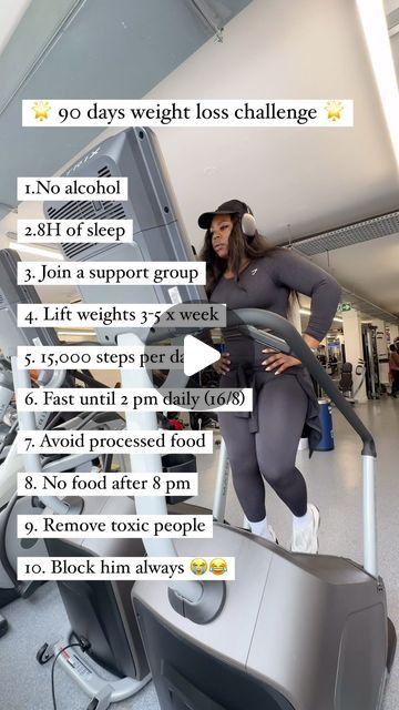 Alvine mbagtang on Instagram: "DM me for my 90 days weight loss routine 👌🗣️. Which part of the 90 Days Weight Loss Challenge are you most excited to tackle?" Weight Challenge, 90 Day Challenge, Days Challenge, Fitness Challenge, Toxic People, Support Group, Processed Food, Workout Challenge, Weight Lifting