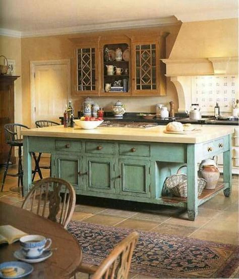 Home Inspiration: 11 Rustic Kitchen Islands with Seating | North Country Nest Indian Style Kitchen Design, Modern Kitchen Island Design, Kitchen Island With Stove, Simple Kitchen Design, Kitchen Island Ideas, Rustic Kitchen Island, Kitchen Tiles Design, Modern Kitchen Island, Kitchen Island With Seating