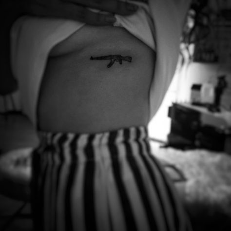 #ak47 #kalasnikov Ak Tattoo, Ak47 Tattoo, Tattoo Inspo, Fish Tattoos, Jesus Fish Tattoo, Tattoos For Women, Collage, Tattoos, Pins